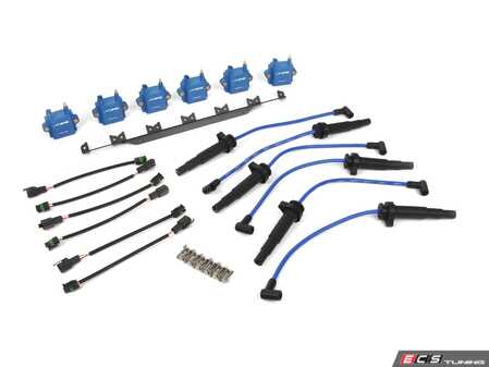 ES#4759146 - 601-0149-1 - High Performance Ignition Kit - N55 Aftermarket Intake Manifold - Blue Coils - The ultimate BMW ignition coil upgrade! Designed to work with the Black Market Parts intake manifold. - Precision Raceworks - BMW