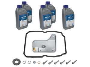 ES#4815604 - 4141350001 - Tiptronic Automatic Transmission Service Kit - 5 Liters - Includes a new filter & transmission pan gasket with securing hardware. Includes enough fluid to drain and fill. - Meyle - Porsche