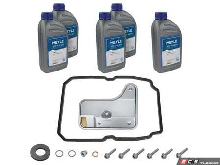 ES#4815604 - 4141350001 - Tiptronic Automatic Transmission Service Kit - 5 Liters - Includes a new filter & transmission pan gasket with securing hardware. Includes enough fluid to drain and fill. - Meyle - Porsche