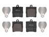 ES#2593018 - 0034202720 - Rear Brake Pad Set - Does not include brake pad wear sensors - Meyle - Mercedes Benz