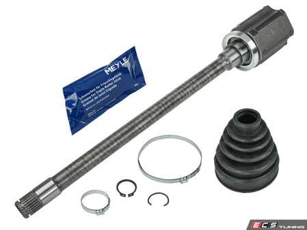 ES#4487513 - 31607565314 - Cv Axle - With Transmission Joint Only - Front passenger side. - Meyle - BMW