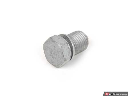 ES#4403363 - PAF911014 - Oil Drain Plug - Drain plug with captive washer - Genuine Porsche - Porsche