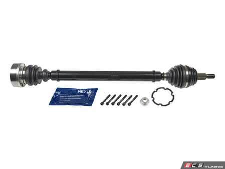 ES#3970543 - 1J0407272 - Right Front Axle Shaft - Brand new unit, complete assembly - Meyle - Volkswagen