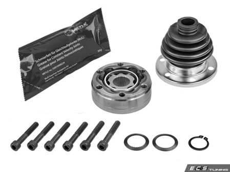 ES#3970519 - 321498103 - Rear Inner C/V Joint & Boot Kit - Includes C/V joint, boot & all related hardware for the job - Meyle - Volkswagen