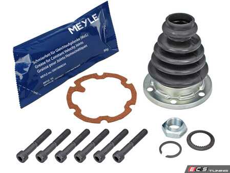 ES#3970531 - 191498202A - Inner CV Boot Kit - Right Side - Stop losing CV grease and extend axle joint life - Meyle - Volkswagen