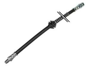 ES#4328825 - 2044200948 - Front Brake Hose - Priced Each - Front Axle, Left & Right Sides, Two (2) Required Per Vehicle - Meyle - Mercedes Benz