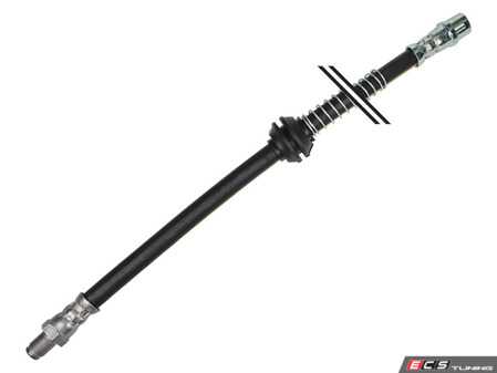 ES#4328825 - 2044200948 - Front Brake Hose - Priced Each - Front Axle, Left & Right Sides, Two (2) Required Per Vehicle - Meyle - Mercedes Benz