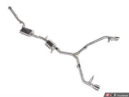 ES#4904361 - IEEXCK8 - IE Catback Exhaust System - B9 A4 - Features high-flow 2.5" piping, 90mm twin exhaust tips, and iE's DroneTrap technology - Integrated Engineering - Audi