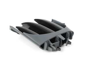 ES#4505572 - 51710414449 - JCW Aero Side Skirt Air Inlet - Left - Mounts to the rear of the side skirt, includes 3 black fins! - Bremmen Parts - MINI