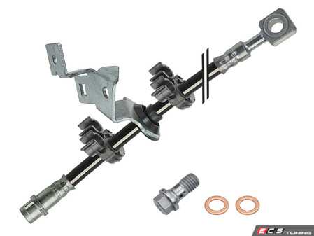 ES#4327974 - 1634202048 - Front Brake Hose - Left - Front Axle, Left Side - Meyle - Mercedes Benz