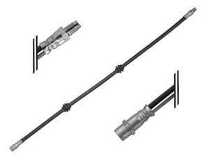 ES#4328014 - 1644200248 - Rear Brake Hose - Priced Each - Rear Axle, Left & Right Sides - Meyle - Mercedes Benz