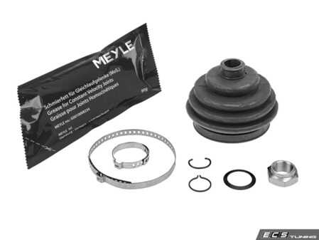 ES#3970651 - 191498203D - GKN C/V Boot Kit, Outer - 90mm C/V joints only - Meyle - Volkswagen