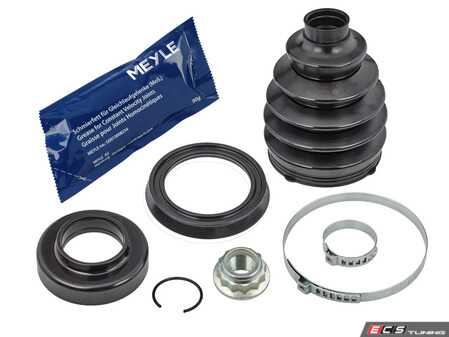 ES#4005027 - 7E0498203 - Front Outer CV Joint Boot Kit - Priced Each - Stop losing CV grease and extend axle joint life - Meyle - Audi