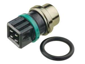 ES#3970959 - 357919501 - Water Temperature Sensor - Brown/Black - 4-pin sensor for ECU - Meyle - Volkswagen