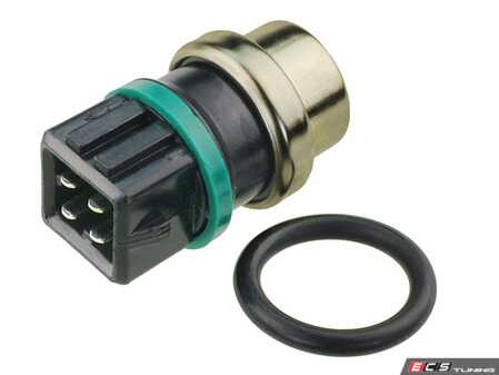 ES#3970959 - 357919501 - Water Temperature Sensor - Brown/Black - 4-pin sensor for ECU - Meyle - Volkswagen