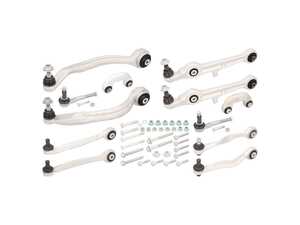 ES#4341857 - 8E0407151RS3 - Complete Front Control Arm Kit - Includes all front control arms, end links, tie rod ends and hardware - Meyle HD - Audi