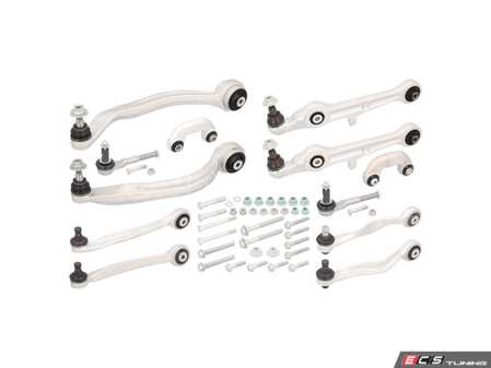 ES#4341857 - 8E0407151RS3 - Complete Front Control Arm Kit - Includes all front control arms, end links, tie rod ends and hardware - Meyle HD - Audi