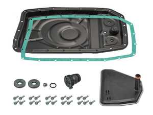 ES#4766590 - 18-141350200/SK - Meyle Automatic Transmission Pan & Filter Kit - 6HP26 6HP32 - Includes a new pan, gasket, transmission filter, and installation hardware - Meyle - BMW