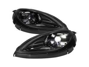 ES#4904934 - LHE-MCN19JM-23MX - 2019-2024 Porsche Macan 95B.2 Projector Headlights LED Matrix With High Beam Laser Black - Set - Plug & Play Lighting Solution - US Spec Set - Add new life to the front of your Porsche! - Spec-D Tuning - Porsche