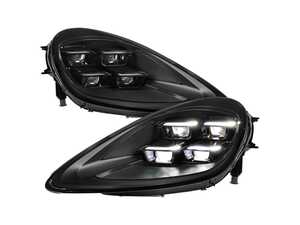 ES#4904932 - LHE-CAY18JM-23-L - 2018-2023 Porsche Cayenne Projector Headlights LED Matrix Style Black - Set - Plug & Play Lighting Solution - US Spec Set - Add new life to the front of your Porsche! - Spec-D Tuning - Porsche