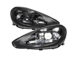 ES#4904929 - LHE-CAY15JM-23-L - 2015-2017 Porsche Cayenne 958.2 Projector Headlights LED Matrix Style Black - Set - Plug & Play Lighting Solution - US Spec Set - Add new life to the front of your Porsche! - Spec-D Tuning - Porsche
