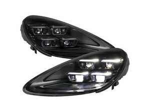 ES#4904927 - LHE-CAY11JM-24-L - 2011-2014 Porsche Cayenne 958.1 Projector Headlights Upgrade LED Matrix Style Black - Set - Plug & Play Lighting Solution - US Spec Set - Add new life to the front of your Porsche! - Spec-D Tuning - Porsche