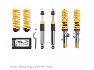 ES#4858534 - 352088000R - V3 Leveling Coilover Kit  - The KW V3 Leveling coilovers are ideal for drivers who are looking for the improved driving dynamics of a KW V3 coilover suspension with the ground clearance near that of a stock vehicle. - KW Suspension - Volkswagen