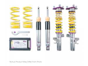 ES#4904993 - 352808CW - KW V3 Clubsport Coilover Kit  - 2-way damping adjustable coilovers for race track and road. Average lowering front: 1.0"-1.6", rear: 1.0"-1.6" - KW Suspension - Volkswagen