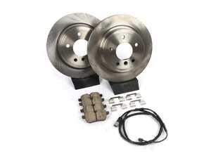 ES#3159928 - KOE6419 - Autospecialty Stock Replacement Brake Kit - Rear - Includes all new Autospecialty OE style replacement rotors and Evolution ceramic brake pads. - Power Stop - BMW
