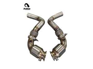ES#4905078 - 11-063A - Aflow Catted Downpipes - Easily bolts-on no cutting or welding required! - Active Autowerke - BMW