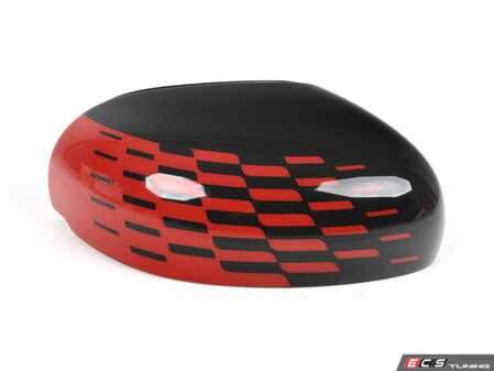 ES#4836054 - 51165B338E2 - JCW Mirror Cap - Right Side  - Mounts to the factory side mirror in the front - Genuine MINI - MINI