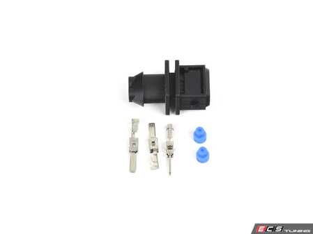 ES#4875873 - LK2M - LK-2M 2 Pin Connector Package - Includes connector housing with terminals and seals. Bosch style connector used in various positions on the cars. - ECS - Audi BMW Volkswagen MINI Porsche