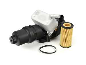 ES#4900204 - 06F115397H - Oil Filter Housing Assembly OE# 06F115397J H816H - Mounted to the engine block and houses the engine oil filter - Hengst - Audi Volkswagen