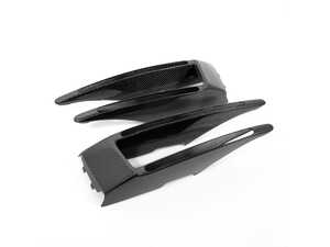 ES#4845302 - E400 - Rennline Carbon Fiber Grille Slats - Rennlines new carbon fiber front air duct splitters are a great way to give your 95B.1 Macan Turbo an OEM+ modern appearance while adding a bit of style! - Rennline - Porsche