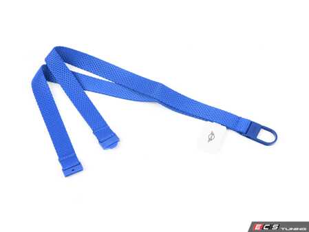 ES#4788460 - 80275B32118 - MINI Lanyard Ribbon / Key Chain - Blazing Blue  - Holder for your Keys and Key Fob - Genuine MINI - MINI