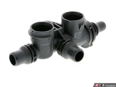 ES#2896806 - 17107559966 - Transmission Cooler Thermostat - 82 Degrees - Located near the bottom of the expansion tank - Vemo - BMW