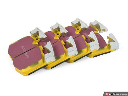 ES#4213555 - DP42302R - Front YellowStuff Performance Brake Pads - EBC's premium sport street pad that offers high friction levels and heat fade resistance - EBC - BMW