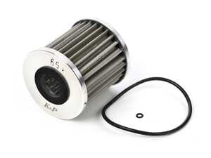ES#4883455 - S66 - High Performance Stainless Steel Oil Filter - Reusable micronic oil filter with machine finished end caps. - K&P Engineering - BMW
