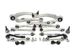 ES#4716012 - 20001-00636 - Porsche Macan 2014-2022 Front & Rear Control Arms With Ball Joints & Tie Rods Suspension Kit - Set Of 18 - Featuring Hamburg Technic Suspension Refresh Kit! - Hamburg Tech - Porsche