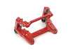 ES#4022539 - 8W0615426HQC8 - Rear Caliper Carrier (Red) - Right - Mounting bracket for the rear caliper. Includes pad retaining pin. - Genuine Volkswagen Audi - Audi