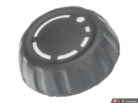 ES#4905691 - 99764220100A05 - Porsche 997 Rotary Knob - Black Matte  - Left radio control knob for PCM 2&3 - URO - Porsche
