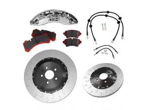 ES#4905877 - 034-301-0011-NKL - Stage 3 Dynamic+ Braking Package Nickel - Audi B9/B9.5 S4/S5/SQ5 - The new standard for braking performance upgrades on your Audi B9/B9.5 S4/S5/SQ5 - 034Motorsport - Audi