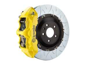ES#4905974 - 1N3.9088A5 - Front Brembo GT TY3 6 Piston Big Brake Kit (380x34mm) - Upgrade to 2 piece rotors (T3 Slotted), 6 piston calipers (Yellow), & high performance Brembo pads - Brembo - MINI