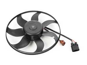 ES#4818610 - 1KM959455G - Primary Fan Assembly - 360mm - Larger of the two fans found behind the radiator - Bremmen Parts - Volkswagen