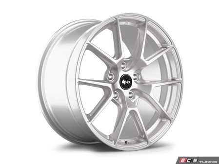 ES#4906347 - vs519928s12KT - 19" Apex VS-5 Wheels - Square Set Of Four - 19x9 ET28 5x112 66.6CB - Race Silver - APEX Wheels - Audi
