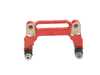 ES#4022539 - 8W0615426HQC8 - Rear Caliper Carrier (Red) - Right - Mounting bracket for the rear caliper. Includes pad retaining pin. - Genuine Volkswagen Audi - Audi