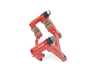 ES#4022539 - 8W0615426HQC8 - Rear Caliper Carrier (Red) - Right - Mounting bracket for the rear caliper. Includes pad retaining pin. - Genuine Volkswagen Audi - Audi