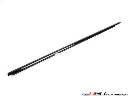 ES#94753 - 51342695291 - Gloss Shadowline Trim - Left - Located on the outside of the rear door running perpendicular to the "B" pillar - Genuine BMW - BMW