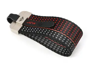 JCW MINI Lanyard Key Ring  - Black/Red 