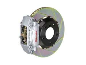 ES#2849799 - 1C2.6001A3 - Front Brembo GT 4 Piston Big Brake Kit (320x28mm) - Upgrade to 2 piece rotors (slotted), 4 piston calipers (silver), & high performance Brembo pads - Brembo - MINI